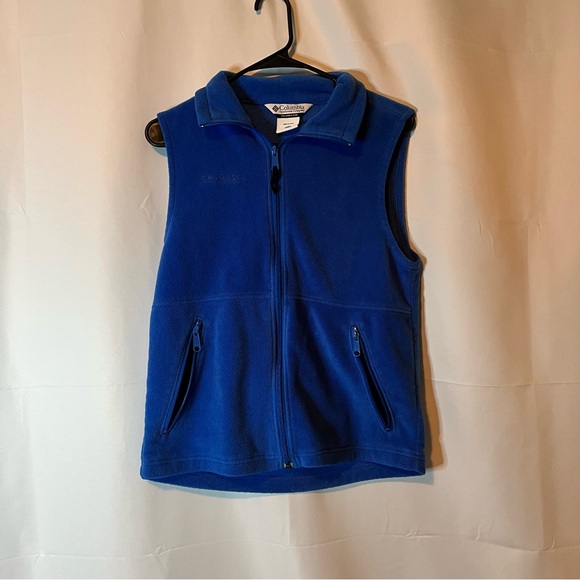 Columbia Kids Blue Fleece Vest - Picture 1 of 5